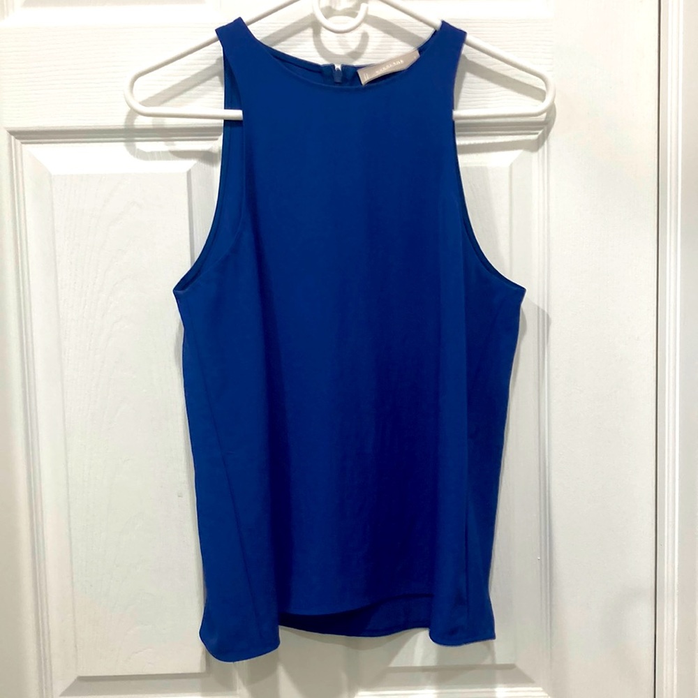 Everlane blue Japanese linen tank